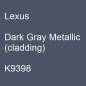 Preview: Lexus, Dark Gray Metallic (cladding), K9398.